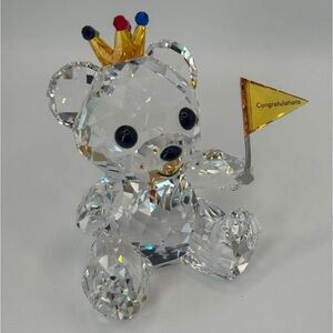 Swarovski Congratulations Kris Bear figurine
